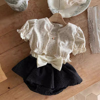Load image into Gallery viewer, Baby Kid Girls Solid Color Bow Shorts Wholesale 240522140
