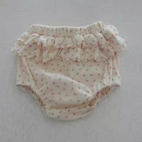 Baby Girls Flower Print Shorts Wholesale 240522146