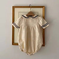 Load image into Gallery viewer, Baby Girls Solid Color Rompers Wholesale 240522151
