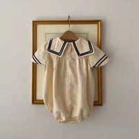 Load image into Gallery viewer, Baby Girls Solid Color Rompers Wholesale 240522151
