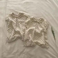 Load image into Gallery viewer, Baby Girls Polka dots Rompers Wholesale 240522154
