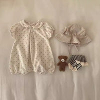 Load image into Gallery viewer, Baby Girls Polka dots Rompers Wholesale 240522154

