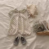 Load image into Gallery viewer, Baby Girls Polka dots Rompers Wholesale 240522154
