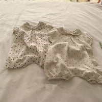 Load image into Gallery viewer, Baby Girls Polka dots Rompers Wholesale 240522154
