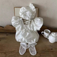 Load image into Gallery viewer, Baby Girls Solid Color Rompers Wholesale 240522155
