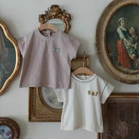 Load image into Gallery viewer, Baby Kid Girls Boys Letters Tops Wholesale 240522157
