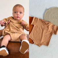 Load image into Gallery viewer, Baby Girls Boys Solid Color Rompers Wholesale 240522162
