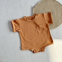 Load image into Gallery viewer, Baby Girls Boys Solid Color Rompers Wholesale 240522162
