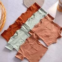 Load image into Gallery viewer, Baby Girls Boys Solid Color Rompers Wholesale 240522162
