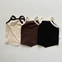 Load image into Gallery viewer, Baby Kid Girls Solid Color Tank Tops Wholesale 240522164
