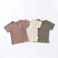 Load image into Gallery viewer, Baby Kid Unisex Solid Color Tops Wholesale 240522166
