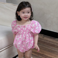 Load image into Gallery viewer, Baby Girls Print Rompers Wholesale 240522181
