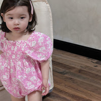 Load image into Gallery viewer, Baby Girls Print Rompers Wholesale 240522181
