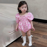 Load image into Gallery viewer, Baby Girls Print Rompers Wholesale 240522181
