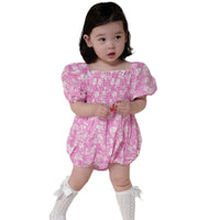 Load image into Gallery viewer, Baby Girls Print Rompers Wholesale 240522181
