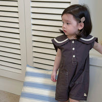 Load image into Gallery viewer, Baby Kid Girls Solid Color Rompers Wholesale 240522189
