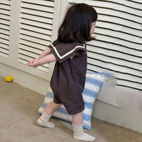 Load image into Gallery viewer, Baby Kid Girls Solid Color Rompers Wholesale 240522189
