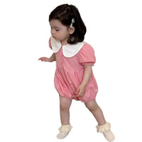 Load image into Gallery viewer, Baby Girls Solid Color Rompers Wholesale 240522210
