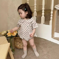 Load image into Gallery viewer, Baby Girls Polka dots Rompers Wholesale 240522212
