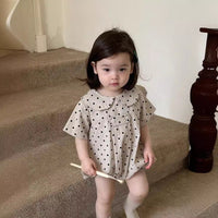 Load image into Gallery viewer, Baby Girls Polka dots Rompers Wholesale 240522212
