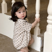 Load image into Gallery viewer, Baby Girls Polka dots Rompers Wholesale 240522212
