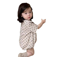 Load image into Gallery viewer, Baby Girls Polka dots Rompers Wholesale 240522212
