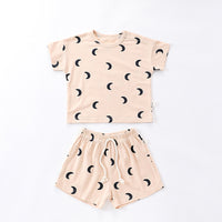 Load image into Gallery viewer, 2 Pieces Set Baby Kid Boys Cartoon Print Tops And Shorts Wholesale 24052223
