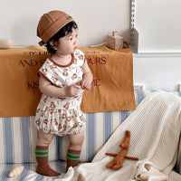 Load image into Gallery viewer, 2 Pieces Set Baby Kid Girls Cartoon Print Tops And Shorts Wholesale 240522248
