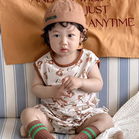 Load image into Gallery viewer, 2 Pieces Set Baby Kid Girls Cartoon Print Tops And Shorts Wholesale 240522248
