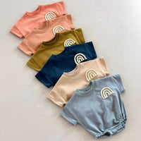 Load image into Gallery viewer, Baby Girls Boys Solid Color Rompers Wholesale 24052225
