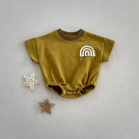 Load image into Gallery viewer, Baby Girls Boys Solid Color Rompers Wholesale 24052225
