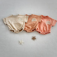 Load image into Gallery viewer, Baby Girls Boys Solid Color Rompers Wholesale 24052225
