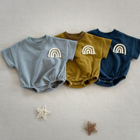 Load image into Gallery viewer, Baby Girls Boys Solid Color Rompers Wholesale 24052225
