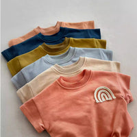 Load image into Gallery viewer, Baby Girls Boys Solid Color Rompers Wholesale 24052225
