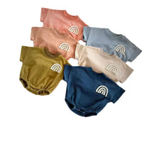 Load image into Gallery viewer, Baby Girls Boys Solid Color Rompers Wholesale 24052225
