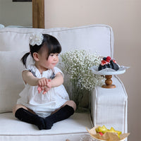 Load image into Gallery viewer, 2 Pieces Set Baby Girls Solid Color Tank Tops And Shorts Wholesale 240522253
