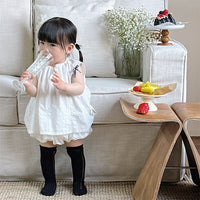 Load image into Gallery viewer, 2 Pieces Set Baby Girls Solid Color Tank Tops And Shorts Wholesale 240522253
