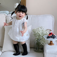 Load image into Gallery viewer, 2 Pieces Set Baby Girls Solid Color Tank Tops And Shorts Wholesale 240522253
