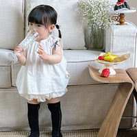 Load image into Gallery viewer, 2 Pieces Set Baby Girls Solid Color Tank Tops And Shorts Wholesale 240522253
