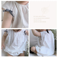 Load image into Gallery viewer, 2 Pieces Set Baby Girls Solid Color Tank Tops And Shorts Wholesale 240522253
