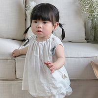 Load image into Gallery viewer, 2 Pieces Set Baby Girls Solid Color Tank Tops And Shorts Wholesale 240522253
