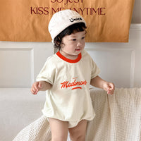 Load image into Gallery viewer, Baby Girls Boys Letters Rompers Wholesale 240522260
