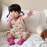 Load image into Gallery viewer, 2 Pieces Set Baby Kid Girls Polka dots Tank Tops And Shorts Wholesale 240522261
