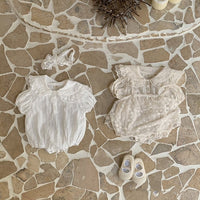 Load image into Gallery viewer, Baby Girls Solid Color Rompers Wholesale 24052228
