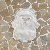 Load image into Gallery viewer, Baby Girls Solid Color Rompers Wholesale 24052228
