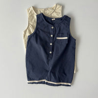 Load image into Gallery viewer, Baby Boys Solid Color Rompers Wholesale 240522288
