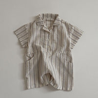 Load image into Gallery viewer, Baby Boys Striped Rompers Wholesale 240522293
