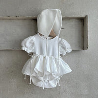 Load image into Gallery viewer, Baby Girls Solid Color Rompers Wholesale 24052230
