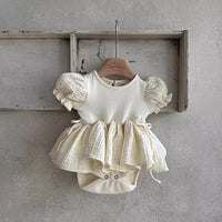 Load image into Gallery viewer, Baby Girls Solid Color Rompers Wholesale 24052230
