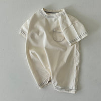 Load image into Gallery viewer, Baby Boys Solid Color Rompers Wholesale 240522306

